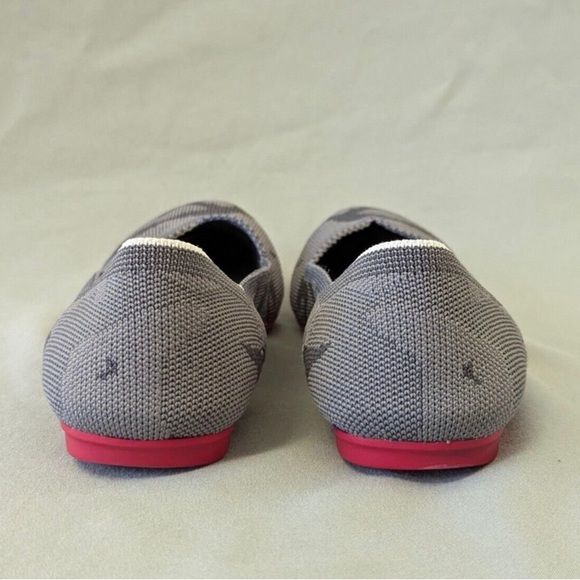 Rothy’s The Loafer Round Toe Flats Gray Botanicamo Camo Slip-on Shoes Sz 6.5 - Picture 4 of 12